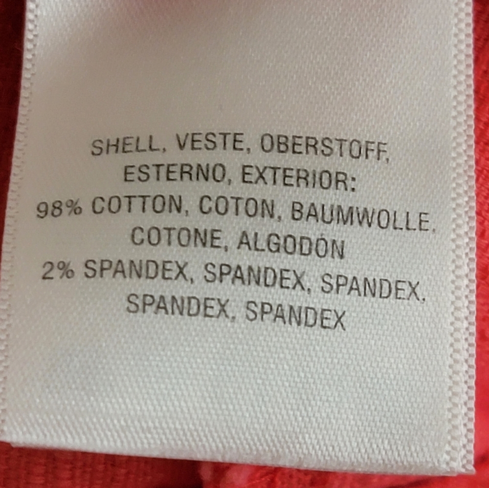 Elevense by Anthropologie mid rise orange shorts size 4 - Picture 7 of 9
